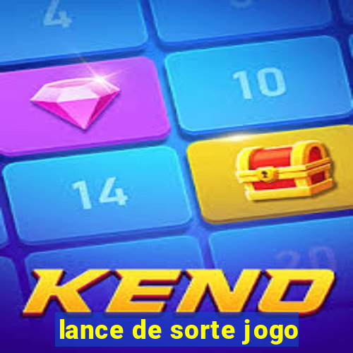 lance de sorte jogo